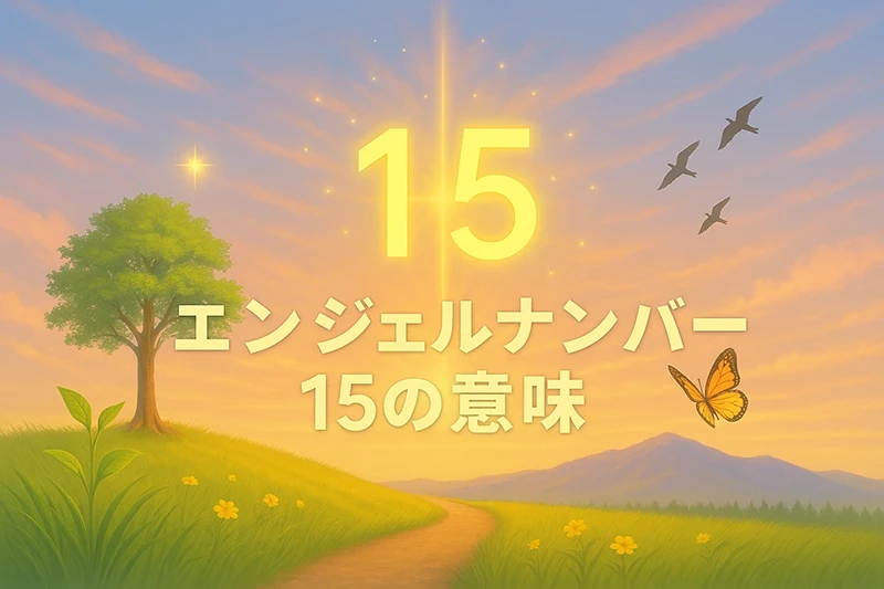 【エンジェルナンバー15の意味】自分を信じて、新しい未来を創り出すとき