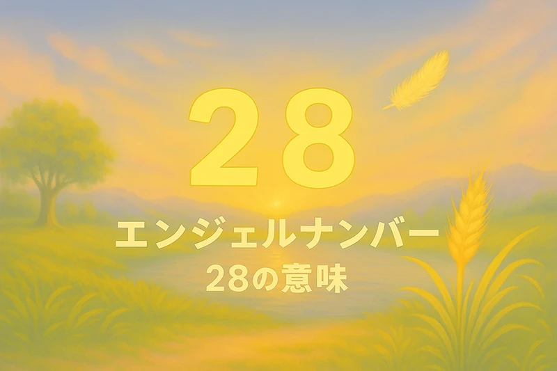 【エンジェルナンバー28の意味】信じる心が、豊かさを現実に引き寄せるとき