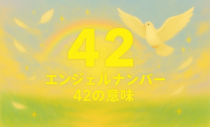 【エンジェルナンバー42の意味】信頼と行動が未来の扉をひらく