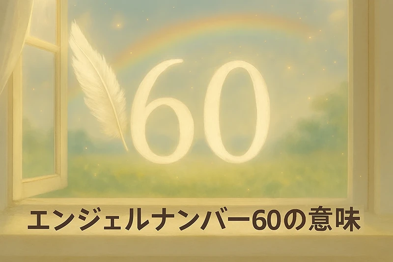 【エンジェルナンバー60の意味】愛と豊かさはバランスの中で育まれる✨
