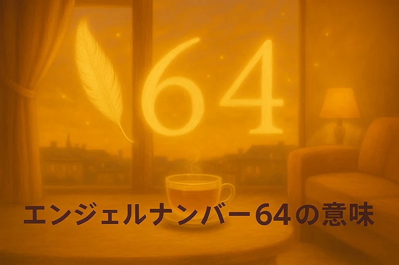【エンジェルナンバー64の意味】あなたの努力は報われ、必要なものは与えられます🌇