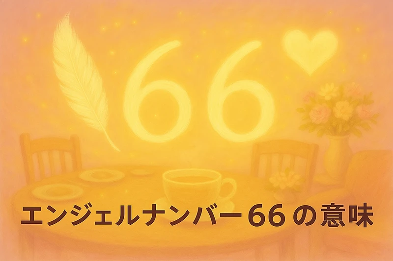 【エンジェルナンバー66の意味】愛と調和がすべての中心にあります💗