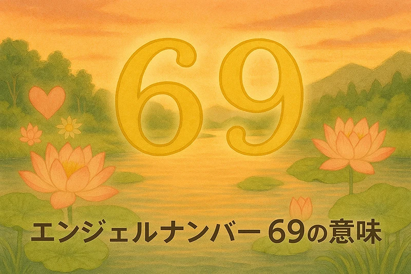 【エンジェルナンバー69の意味】心の癒しと新たな始まりが訪れる🌅