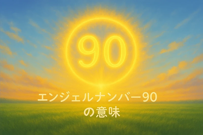 【エンジェルナンバー90の意味】終わりと新たな始まりを告げる魂の覚醒