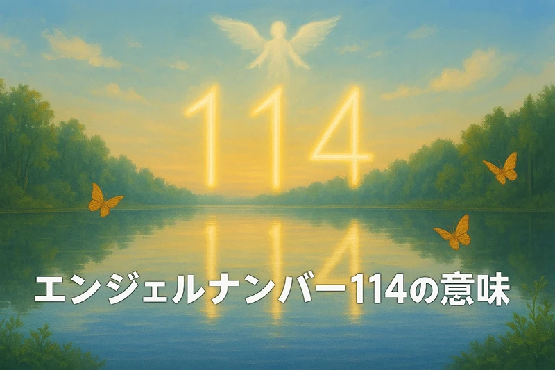 【エンジェルナンバー114の意味】努力と信念が現実を育てる天使からの導き