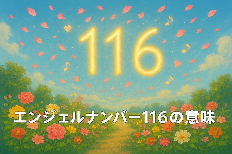 【エンジェルナンバー116の意味】思考が現実を形づくる心の豊かさへの天使の導き