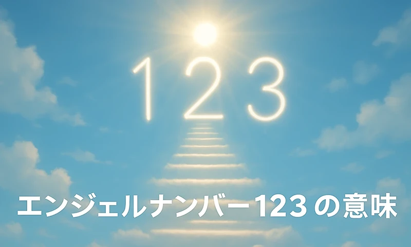 【エンジェルナンバー123の意味】段階的な成長が導く、調和と新しいステージへの招待