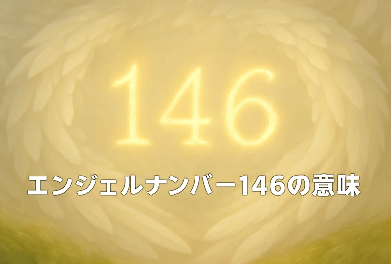 【エンジェルナンバー146の意味】現実を整えると心も整う、あなたの内側と外側が一致し始めるサイン
