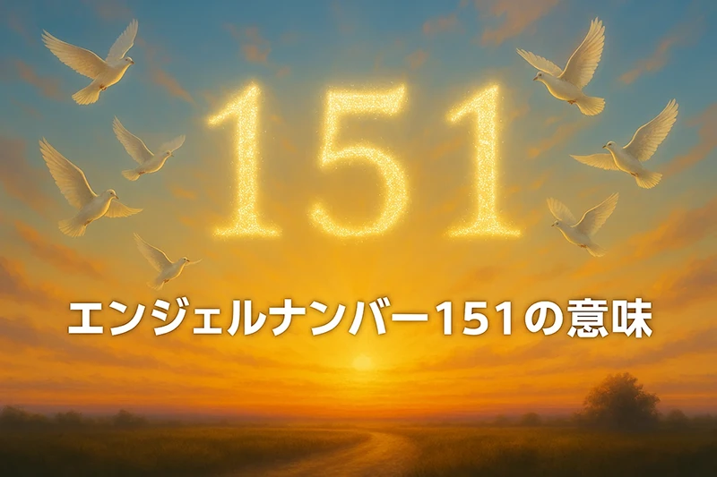 【エンジェルナンバー151の意味】新たな始まりと内なる声への信頼