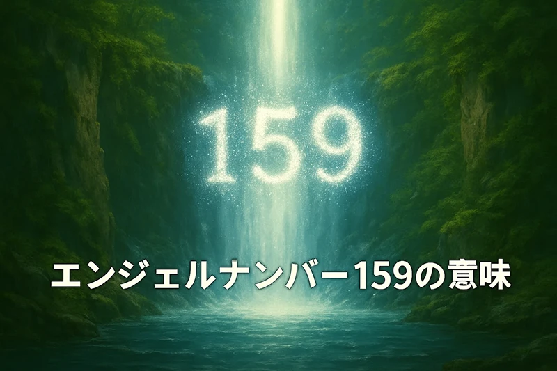 【エンジェルナンバー159の意味】人生の新たなステージへ進む勇気と変化の兆し