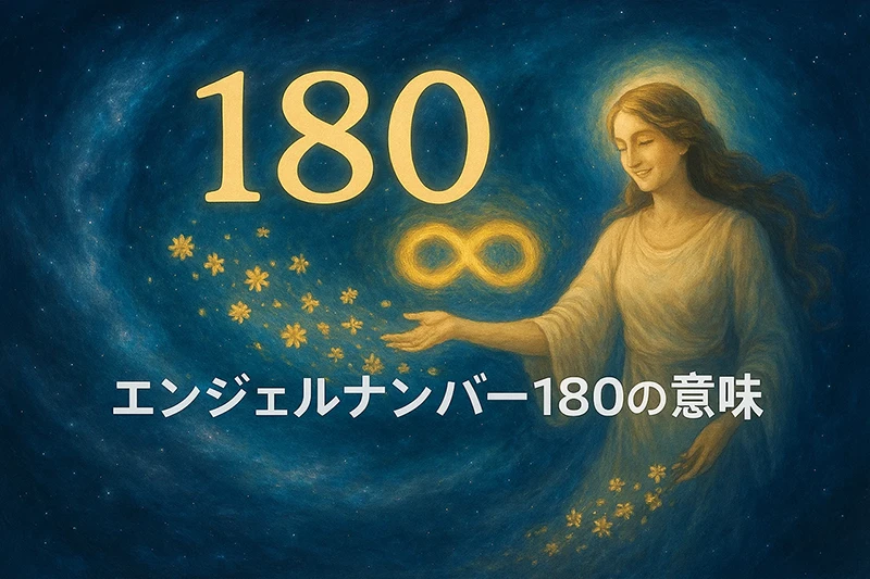 【エンジェルナンバー180の意味】豊かさの再構築と魂の再起動
