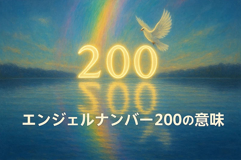 【エンジェルナンバー200の意味】静けさの中にある導きと信頼のメッセージ