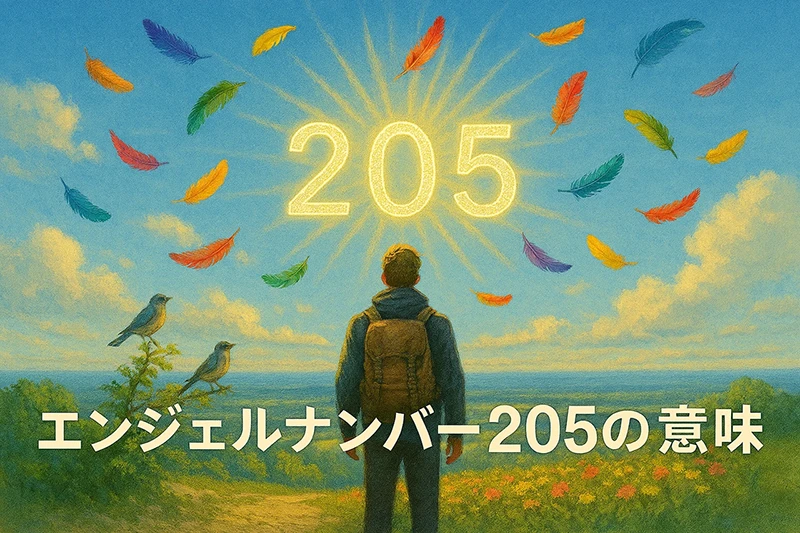【エンジェルナンバー205の意味】変化の中にある安定と導き、信頼して進むことで新しい流れが開かれる
