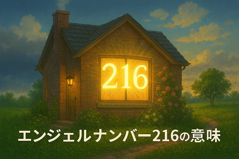 【エンジェルナンバー216の意味】信頼と愛に包まれながら、現実を優しく整えていく