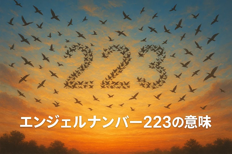 【エンジェルナンバー223の意味】信頼と創造性が調和し、優しい流れに乗る🌿