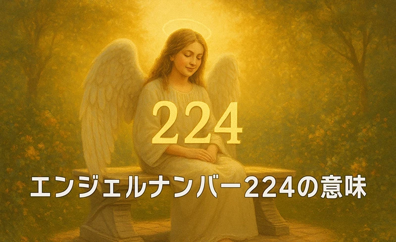 【エンジェルナンバー224の意味】信頼と努力が未来の安定を築く✨