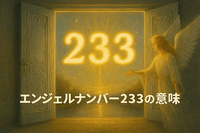 【エンジェルナンバー233の意味】心の声が現実にそっと触れていく🌸