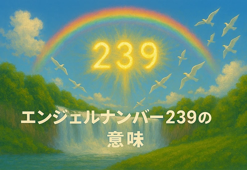 【エンジェルナンバー239の意味】信頼と創造性が魂の使命と結びつき、癒しの光を広げていく✨