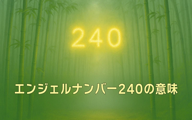 【エンジェルナンバー240の意味】現実の基盤が神聖な流れに整っていく🌸