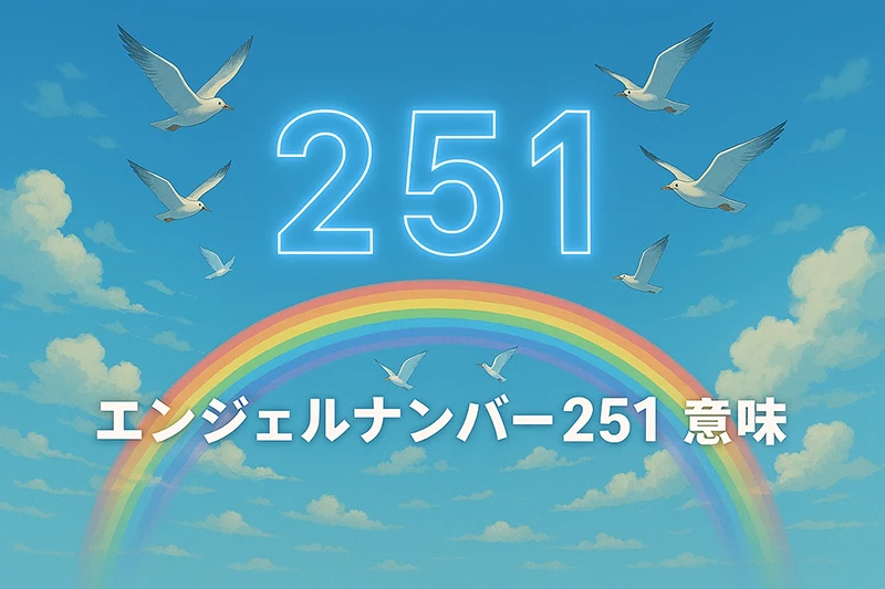 【エンジェルナンバー251の意味】新しい選択が未来にやさしく灯る🌸