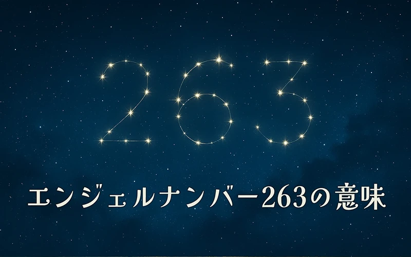 【エンジェルナンバー263の意味】内なる信頼と創造性で築き直す人間関係🌸