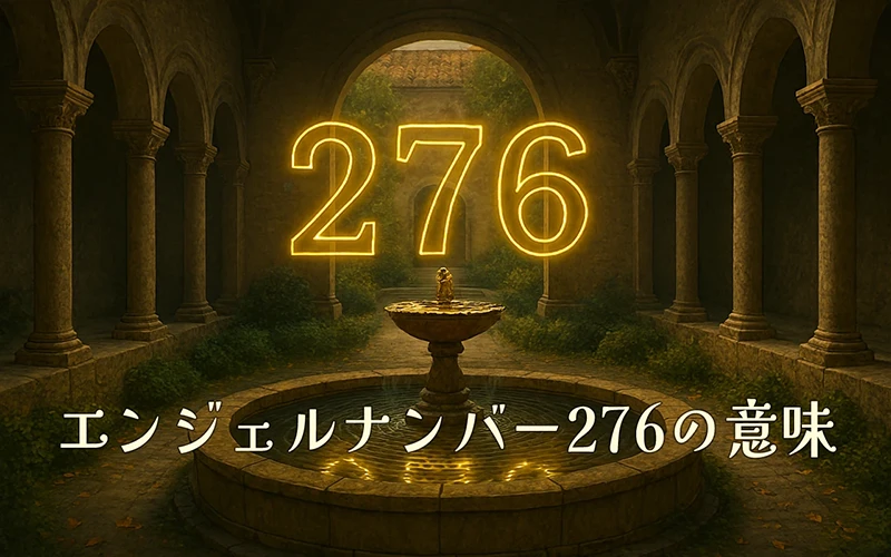 【エンジェルナンバー276の意味】霊的な導きと愛が現実を育てる穏やかな光の庭園🌿
