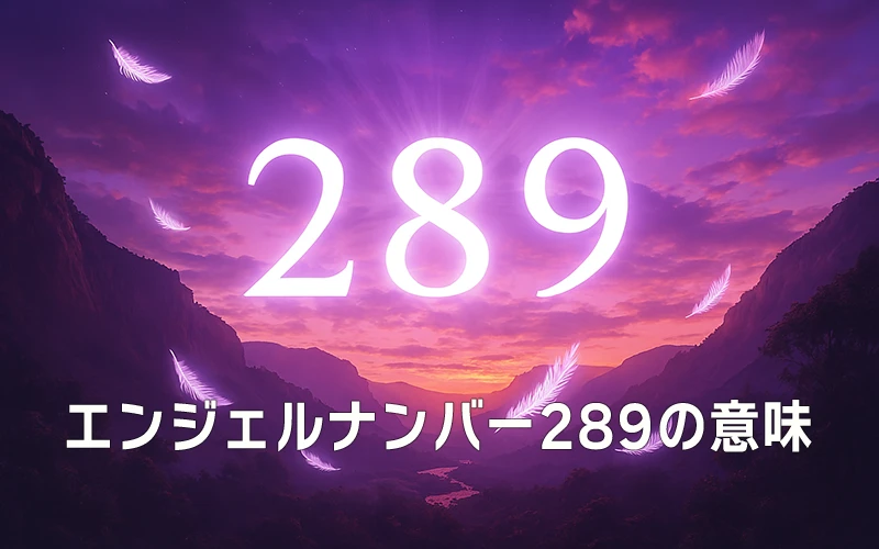 【エンジェルナンバー289の意味】霊的な導きと信頼で使命を果たす🌟