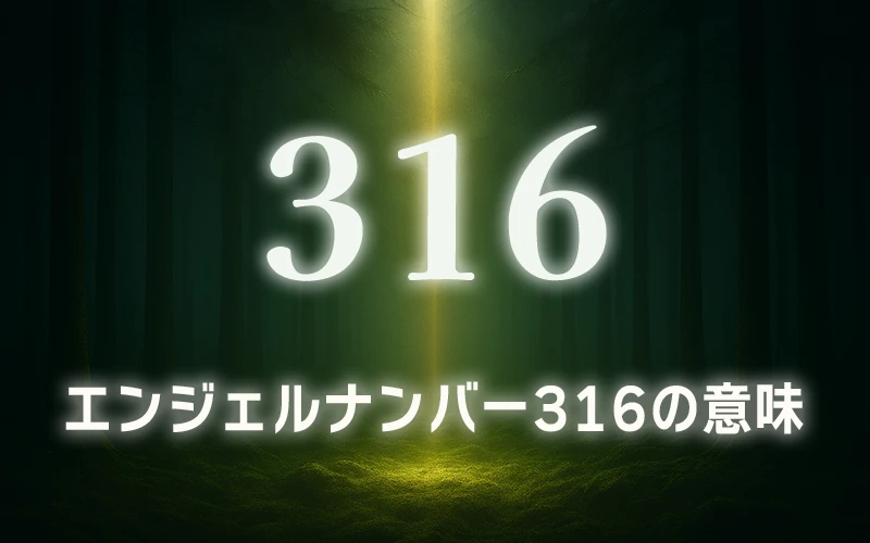 【エンジェルナンバー316の意味】物質的な懸念を解消し豊かさを引き寄せるための思考の羅針盤🧭